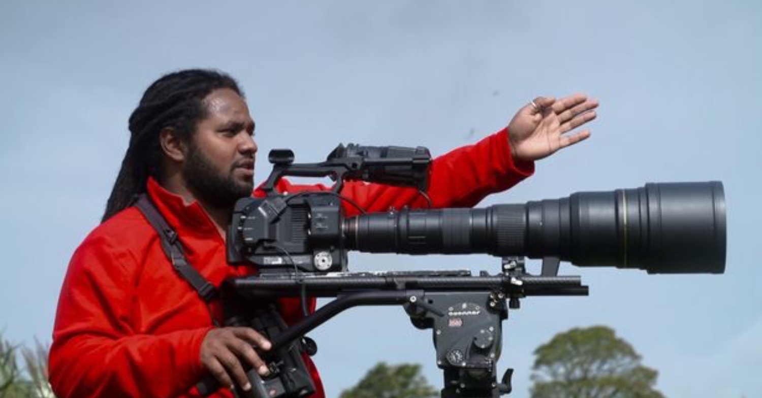 Strictly star Hamza Yassin using camera 