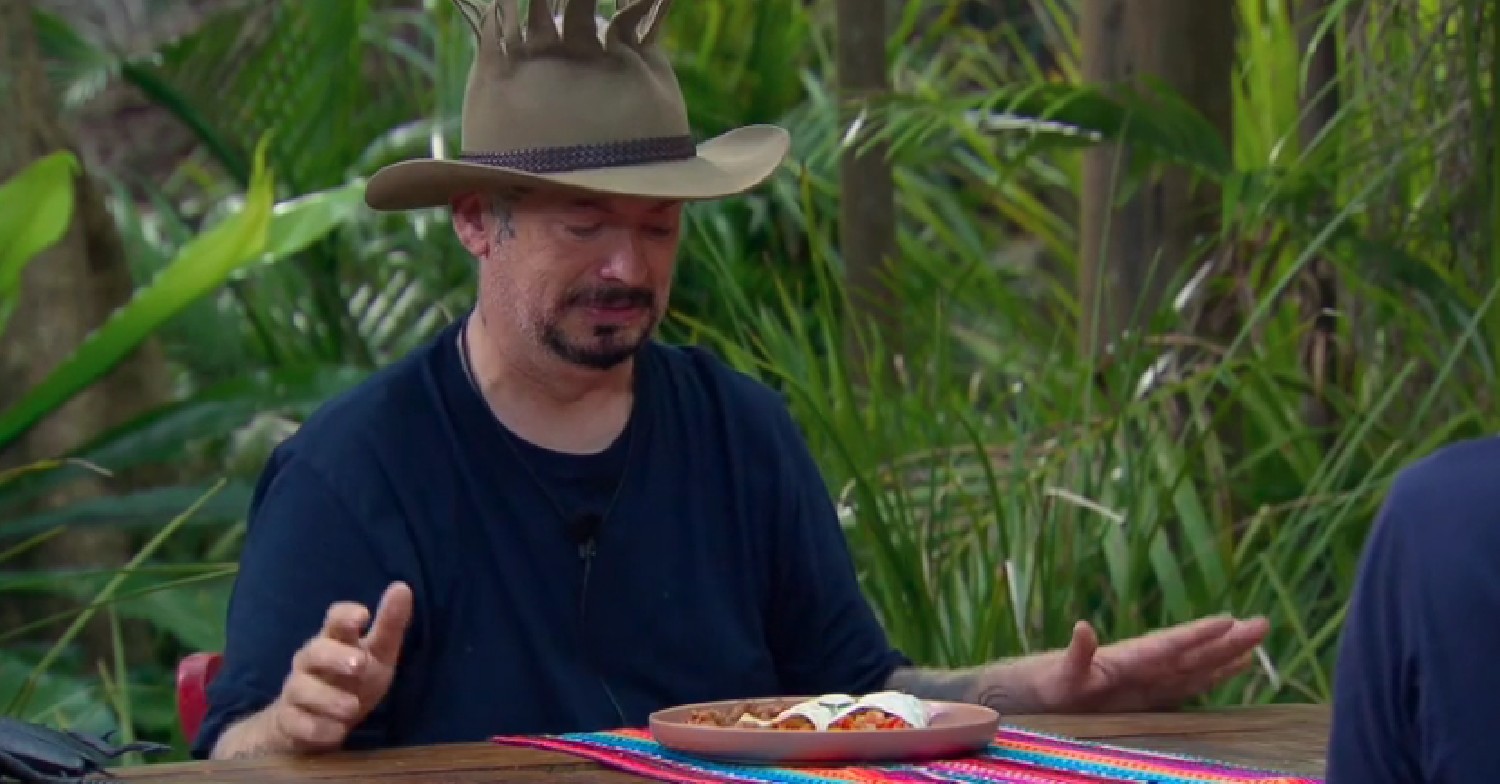Boy George looks at fermented plums on I'm A Celebrity tonight