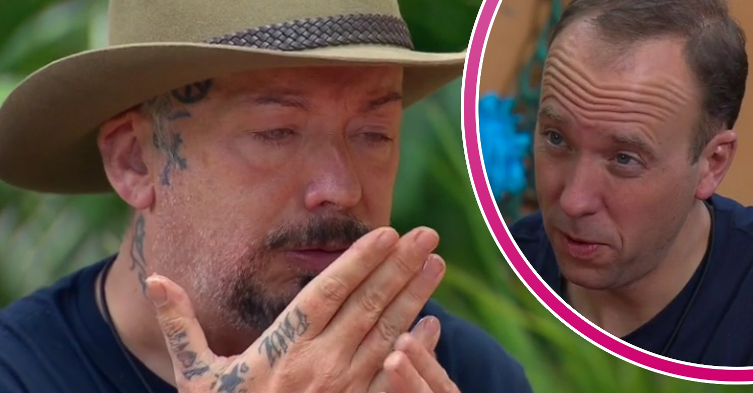 Boy George gagging and Matt Hancock squinting on I'm A Celebrity