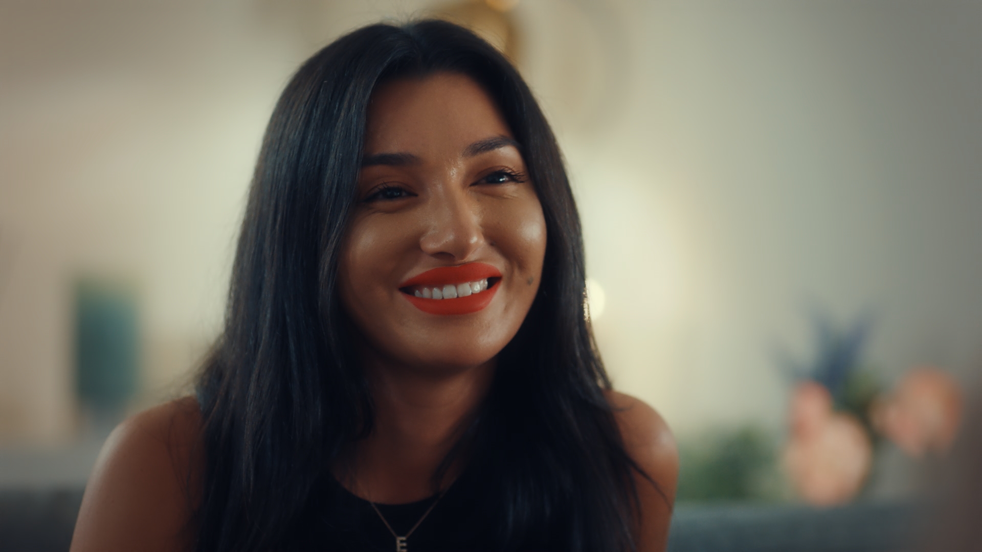 Ella Ding smiling on Made In Chelsea