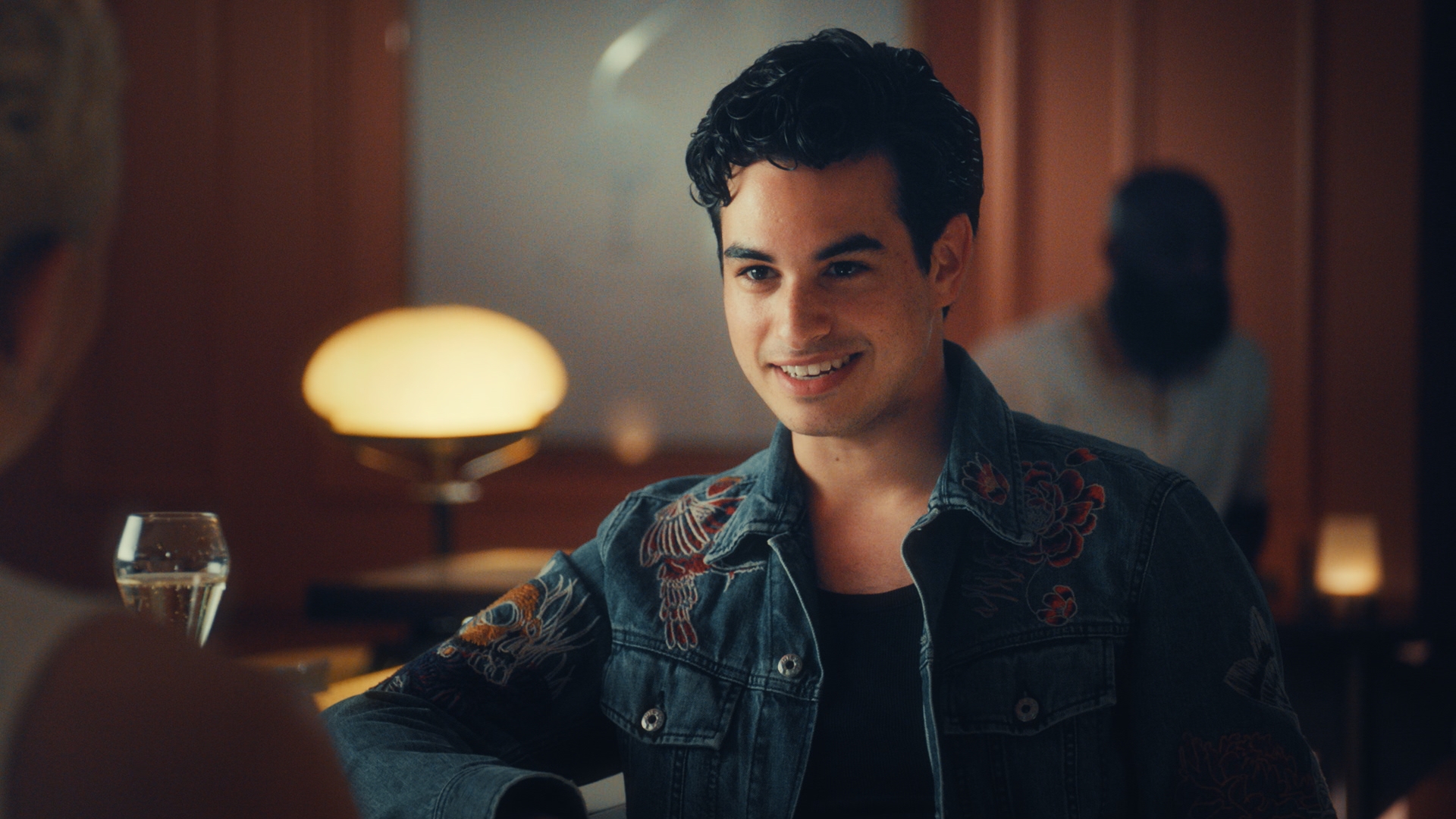 Robbie Mullett smiling in Made In Chelsea