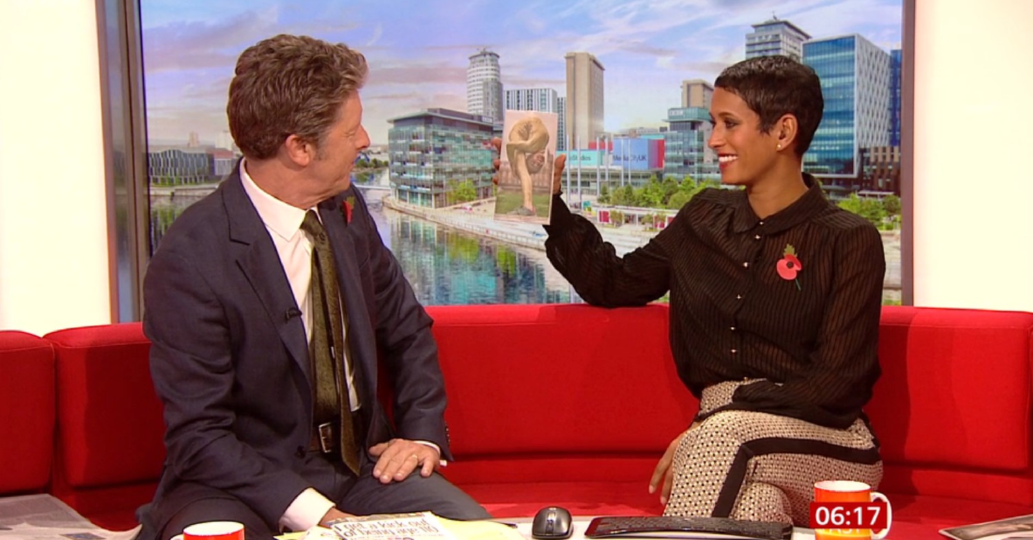 Charlie Stayt and Naga Munchetty on BBC Breakfast today 