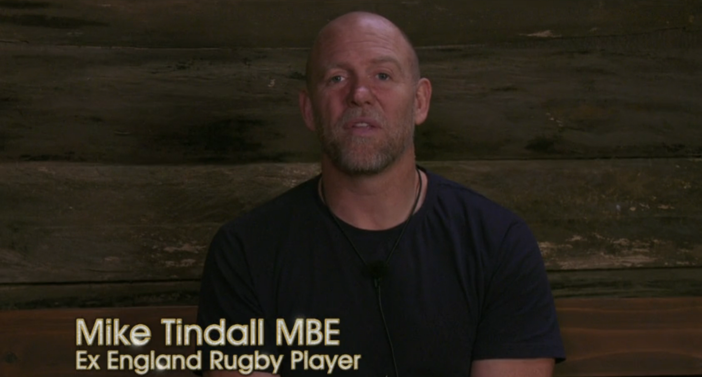 Mike Tindall looking furious on I'm A Celebrity