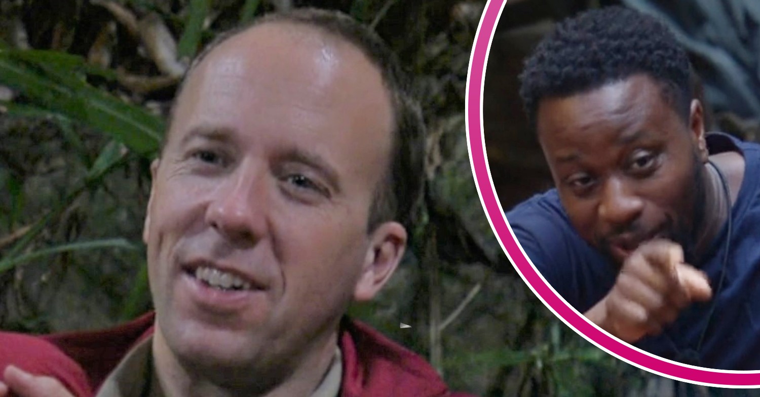 Matt Hancock and Babtunde on I'm A Celebrity