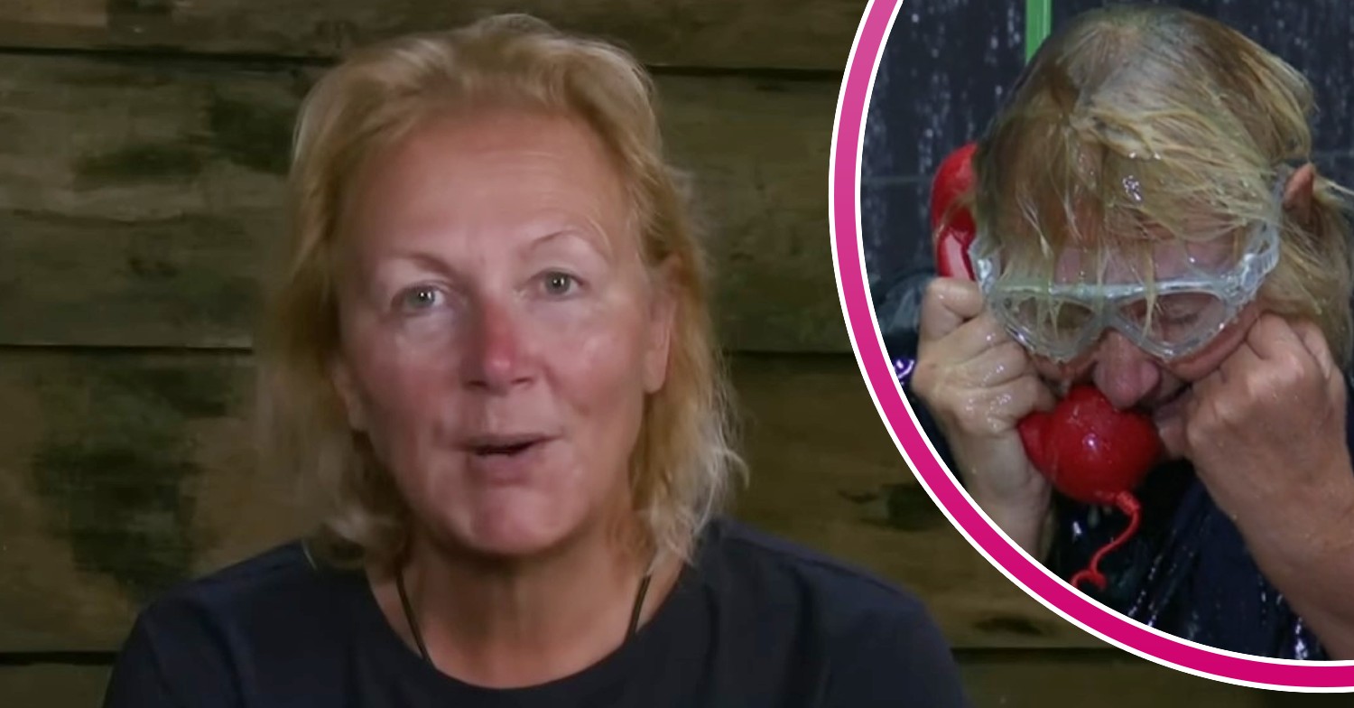 Sue Cleaver on I'm A Celebrity is gunged