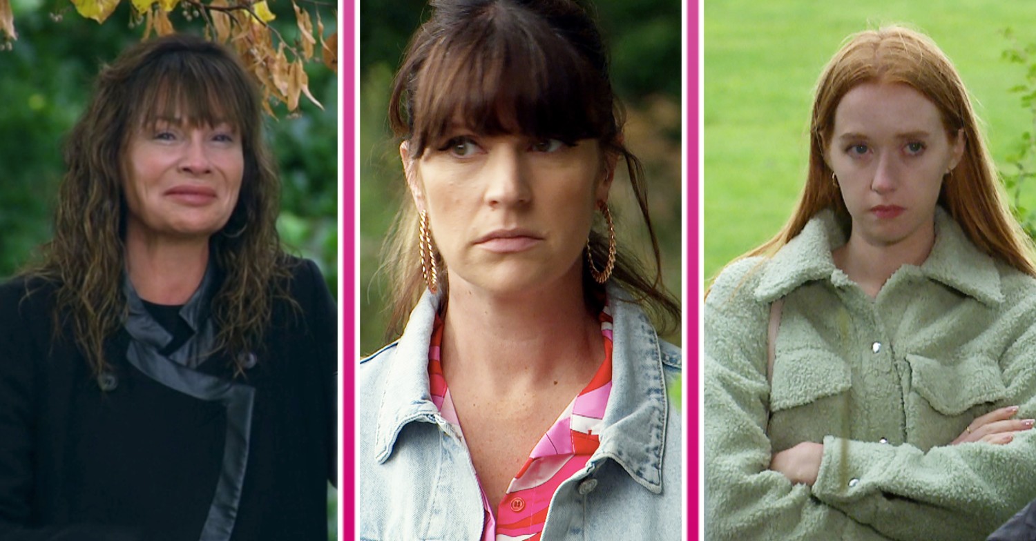 Emmerdale's Chas Kerry and Chloe