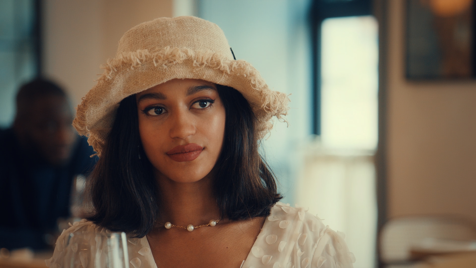 Paris Smith posing in a hat