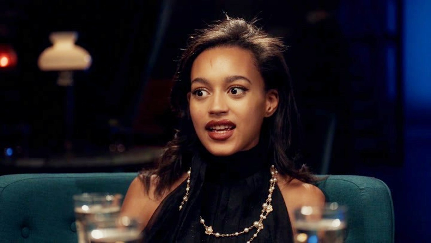 Paris Smith looking shocked in Made In Chelsea