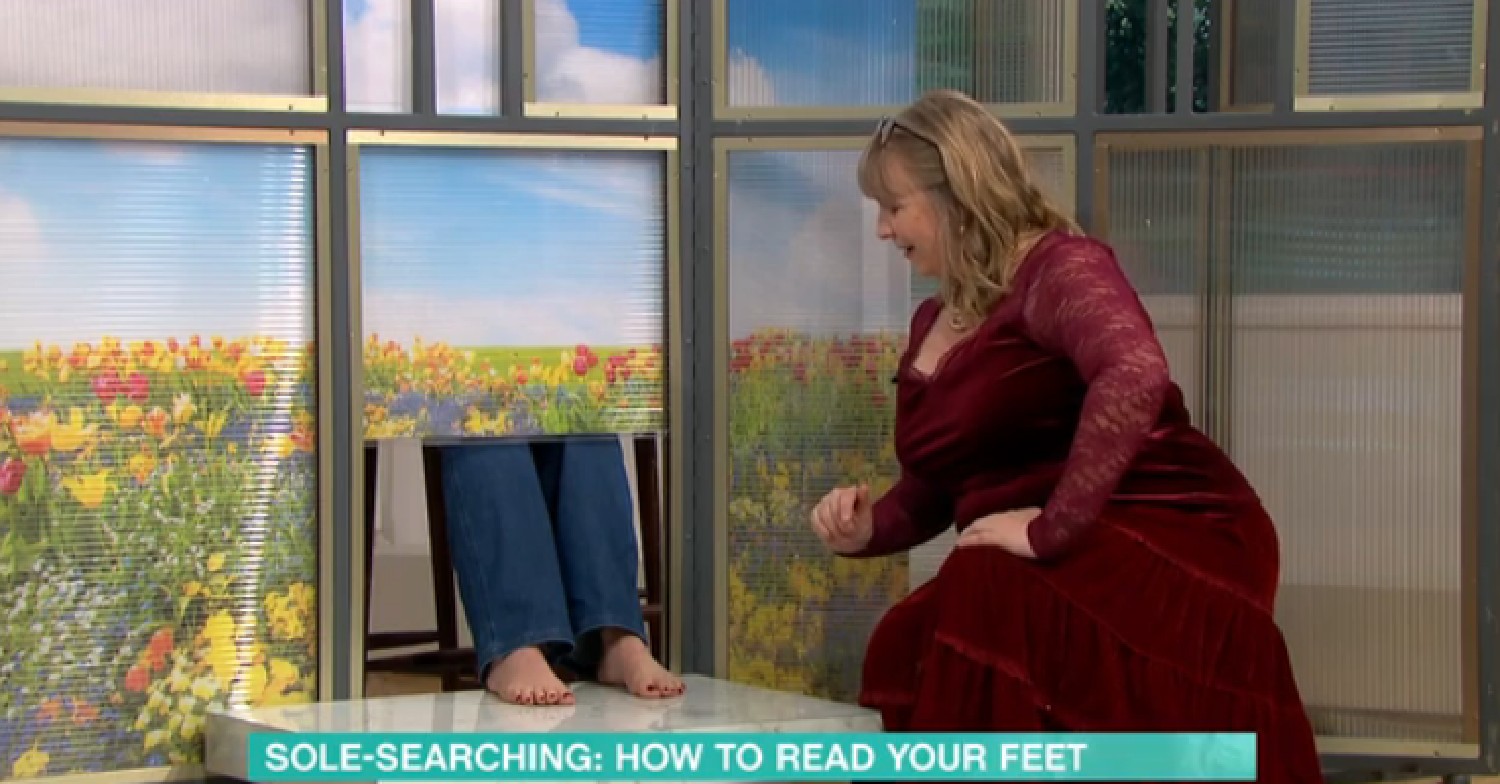 This Morning foot reader today with Clodagh's feet