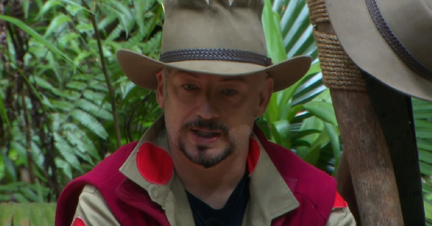 Boy George speaking on I'm A Celebrity 2022