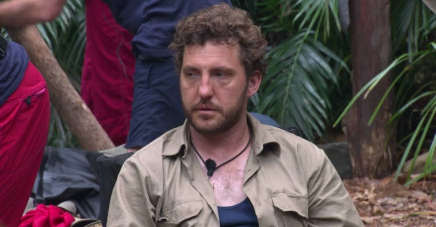 I'm A Celeb contestant Seann Walsh looks tired