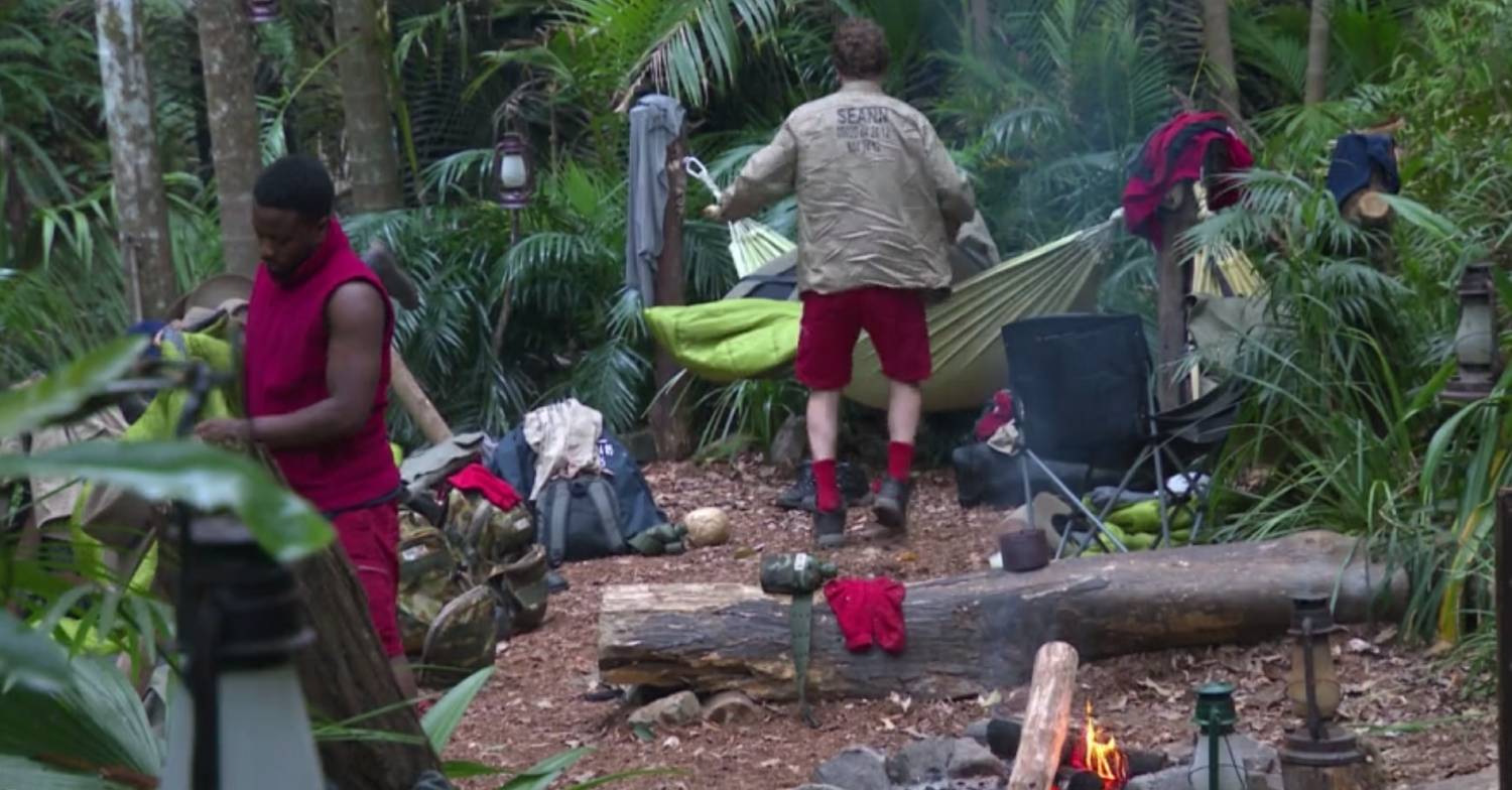 I'm A Celeb contestant Seann Walsh is uneasy on his feet