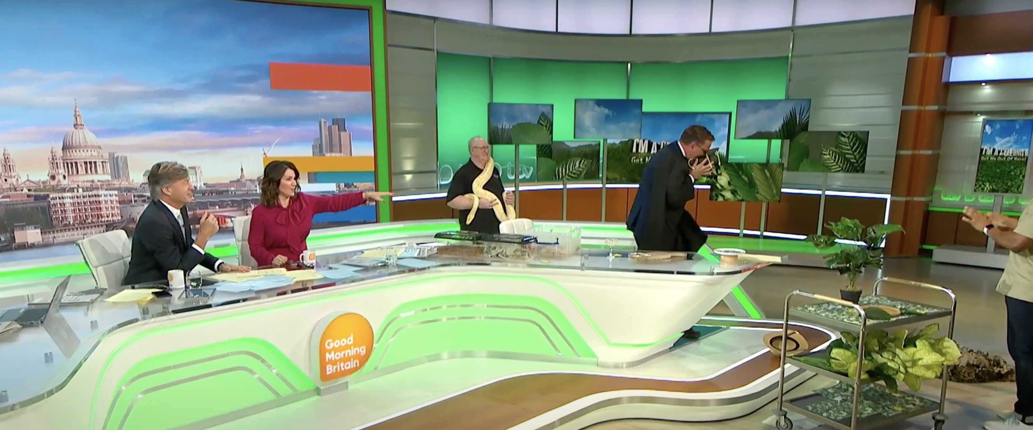 Richard Arnold vomits on Good Morning Britain