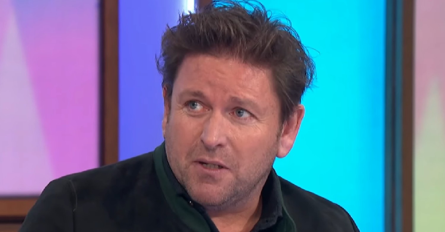 James Martin looking surprised on Loose Women