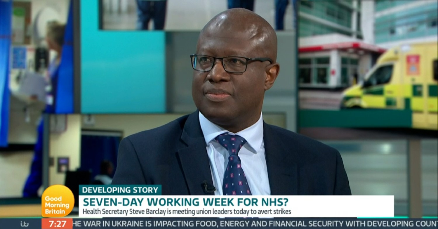 Frank Chinegwundoh on GMB today