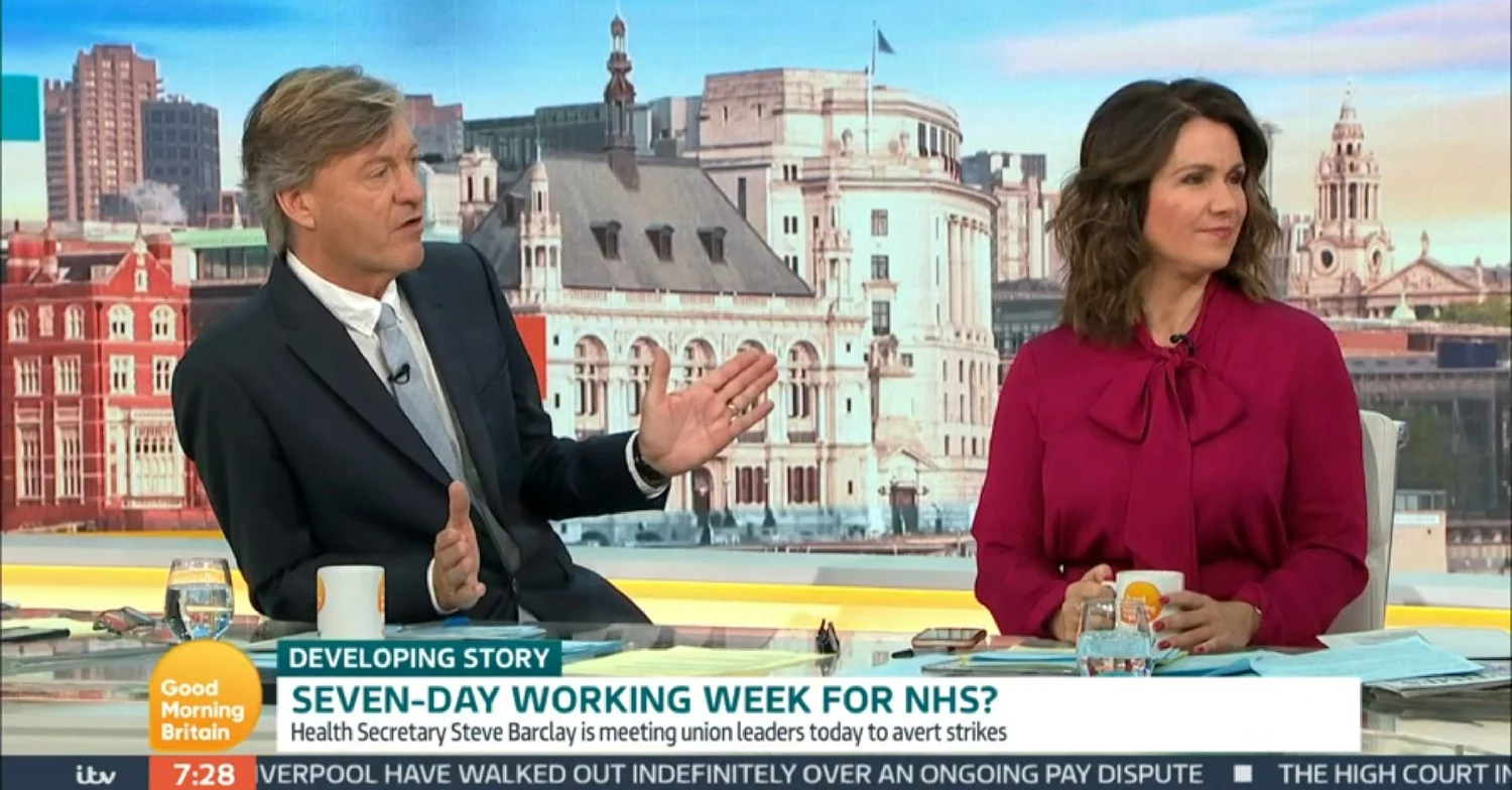 Richard Madeley and Susanna Reid on GMB