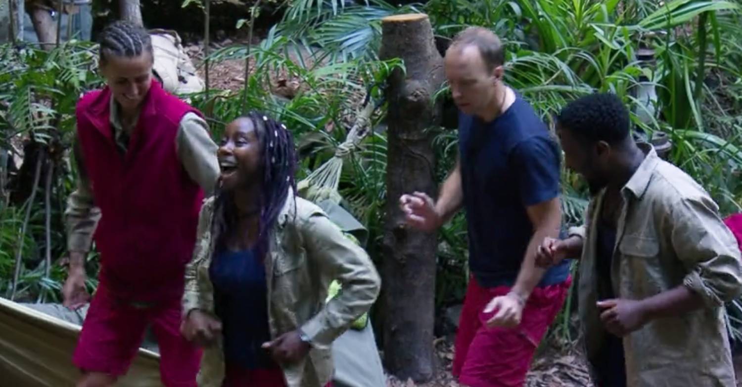 I'm A Celebrity contestant Matt Hancock dances