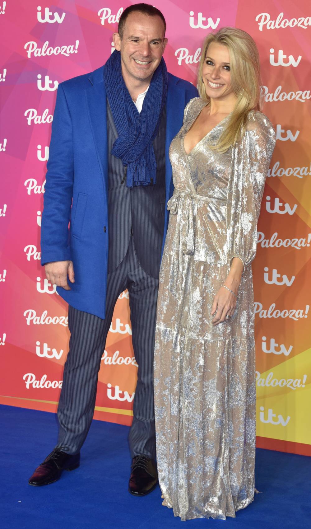 Martin Lewis poses alongside wife Lara Lewington