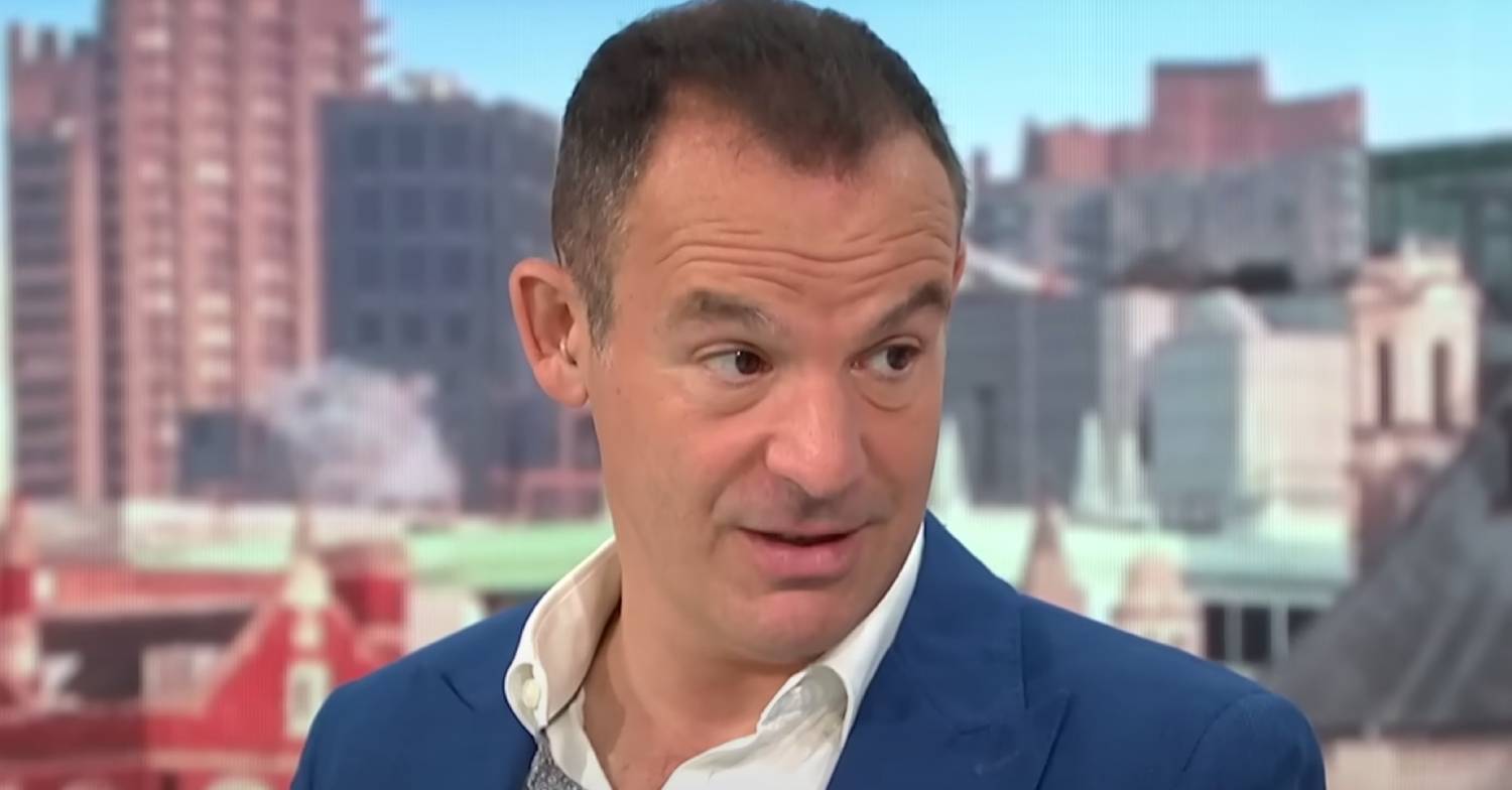 Martin Lewis appears annoyed
