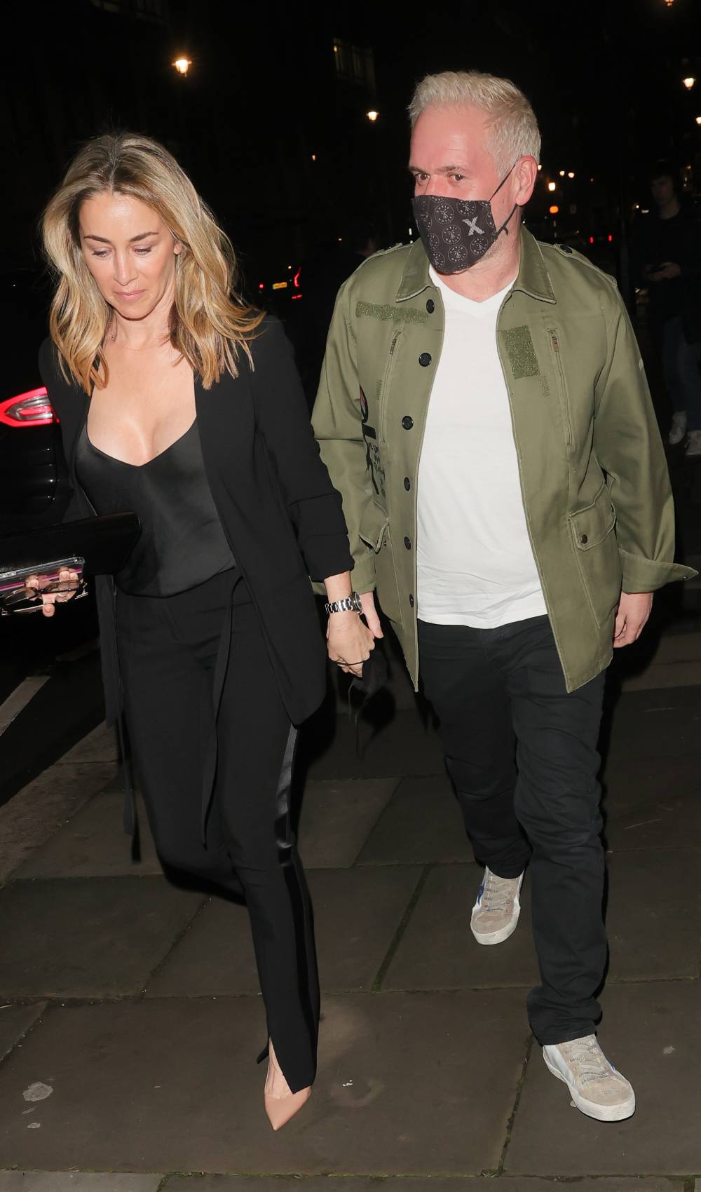 I'm A Celeb contestant Chris Moyles steps out with girlfriend Tiffany Austin