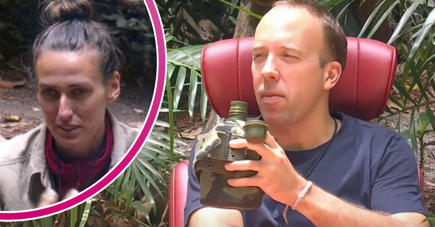 Jill Scott and Matt Hancock on I'm A Celebrity