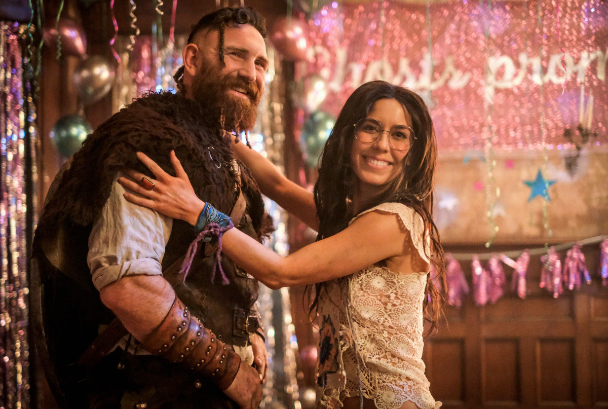 Flower dances and laughs with Thorfinn