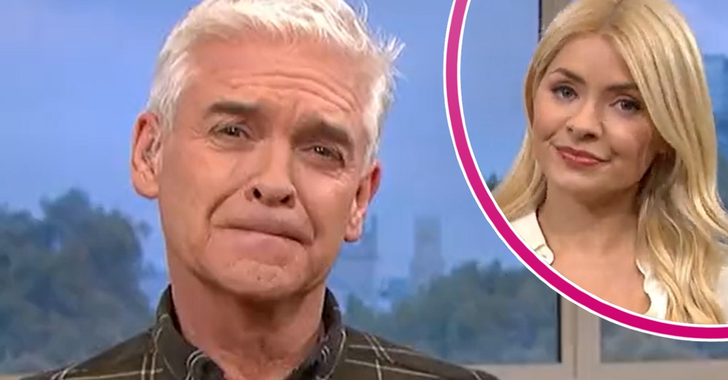 Phillip Schofield and Holly Willoughby on ITV This Morning today