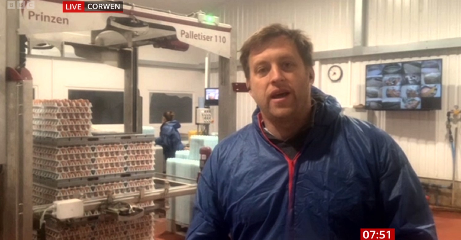 Llyr Jones on BBC Breakfast today 