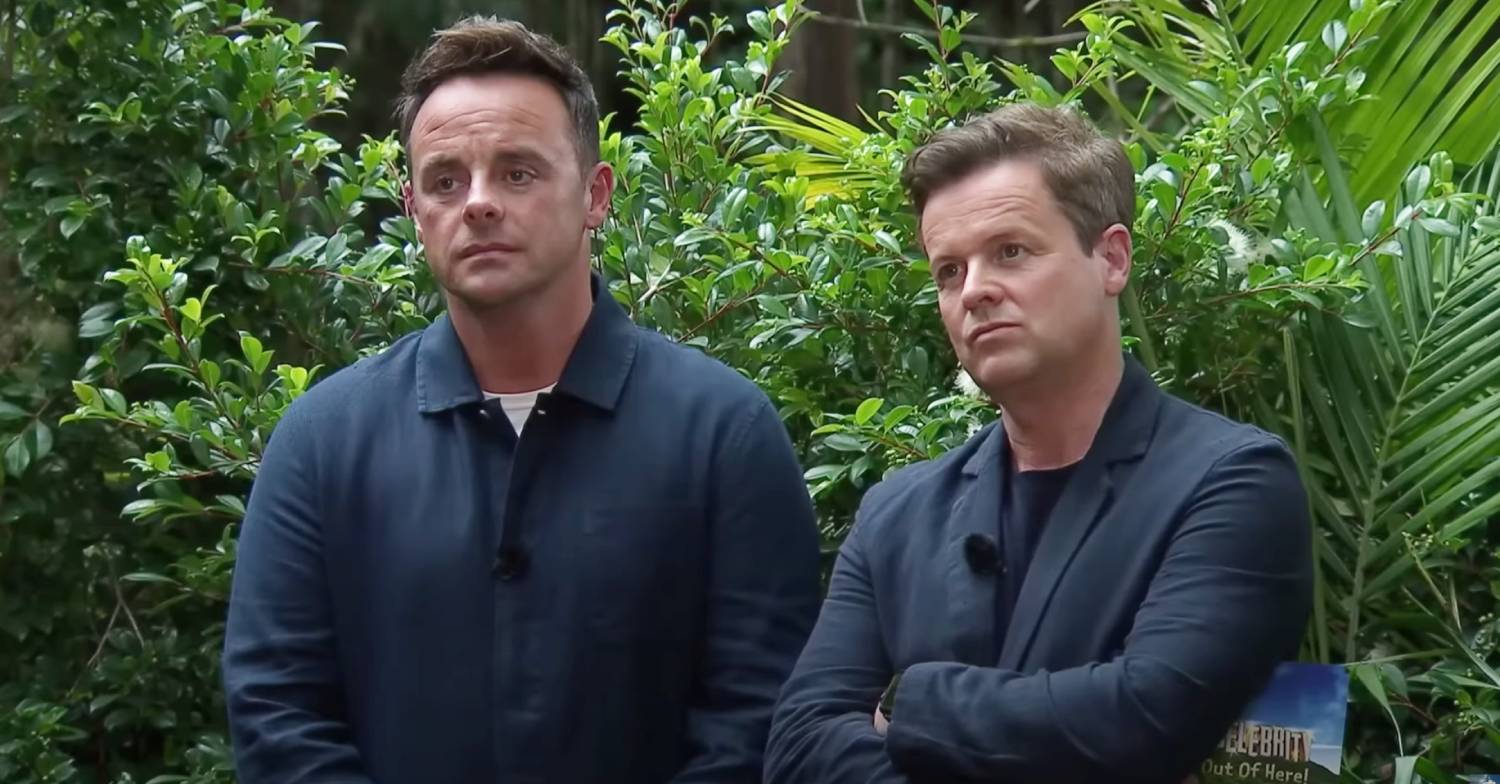 Ant and Dec look serious on I'm A Celebrity