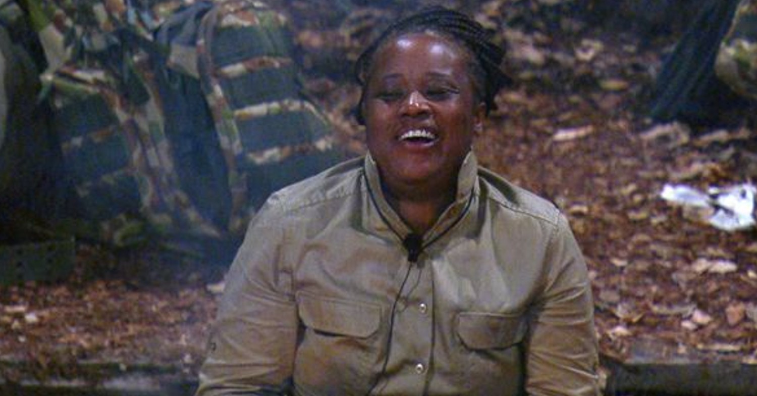 Charlene White smiling on I'm A Celeb