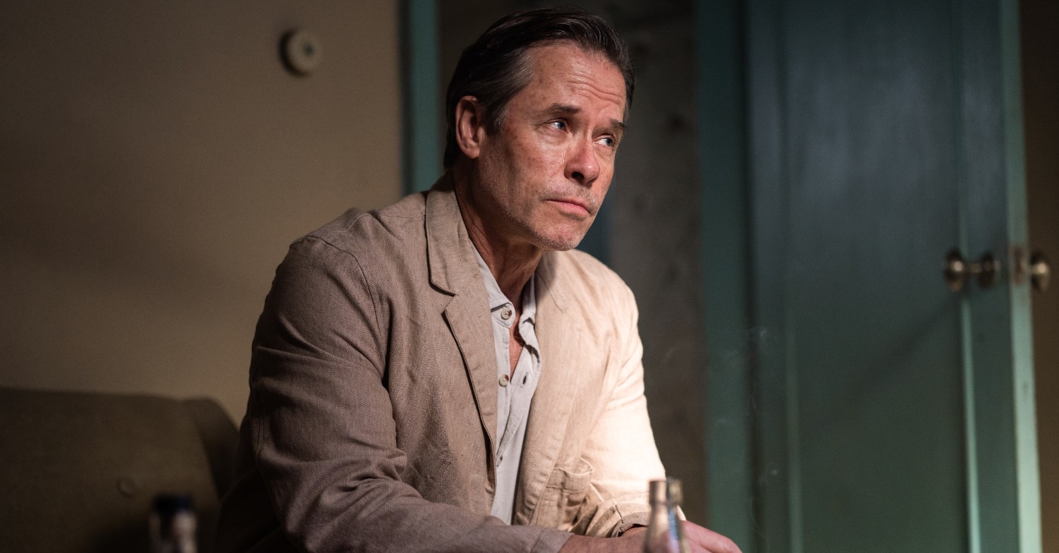 Guy Pearce as Kim Philby in A Spy Among Friends