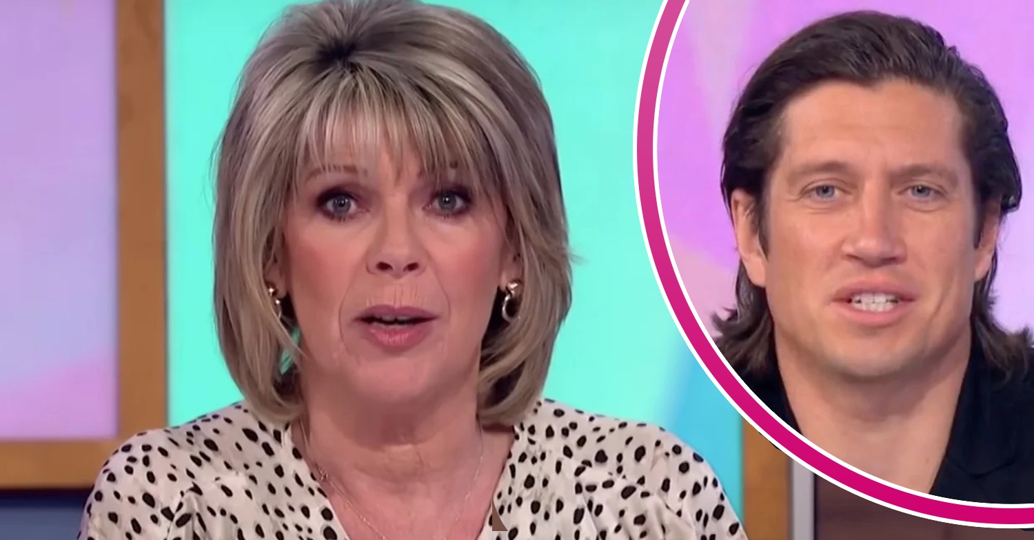 Ruth Langsford and Vernon Kay on Loose Women and Loose Men on ITV