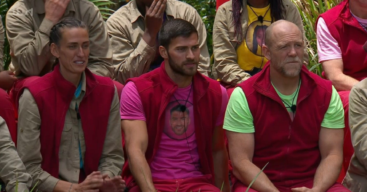 Jill Scott, Owen Warner and Mike Tindall on I'm A Celebrity