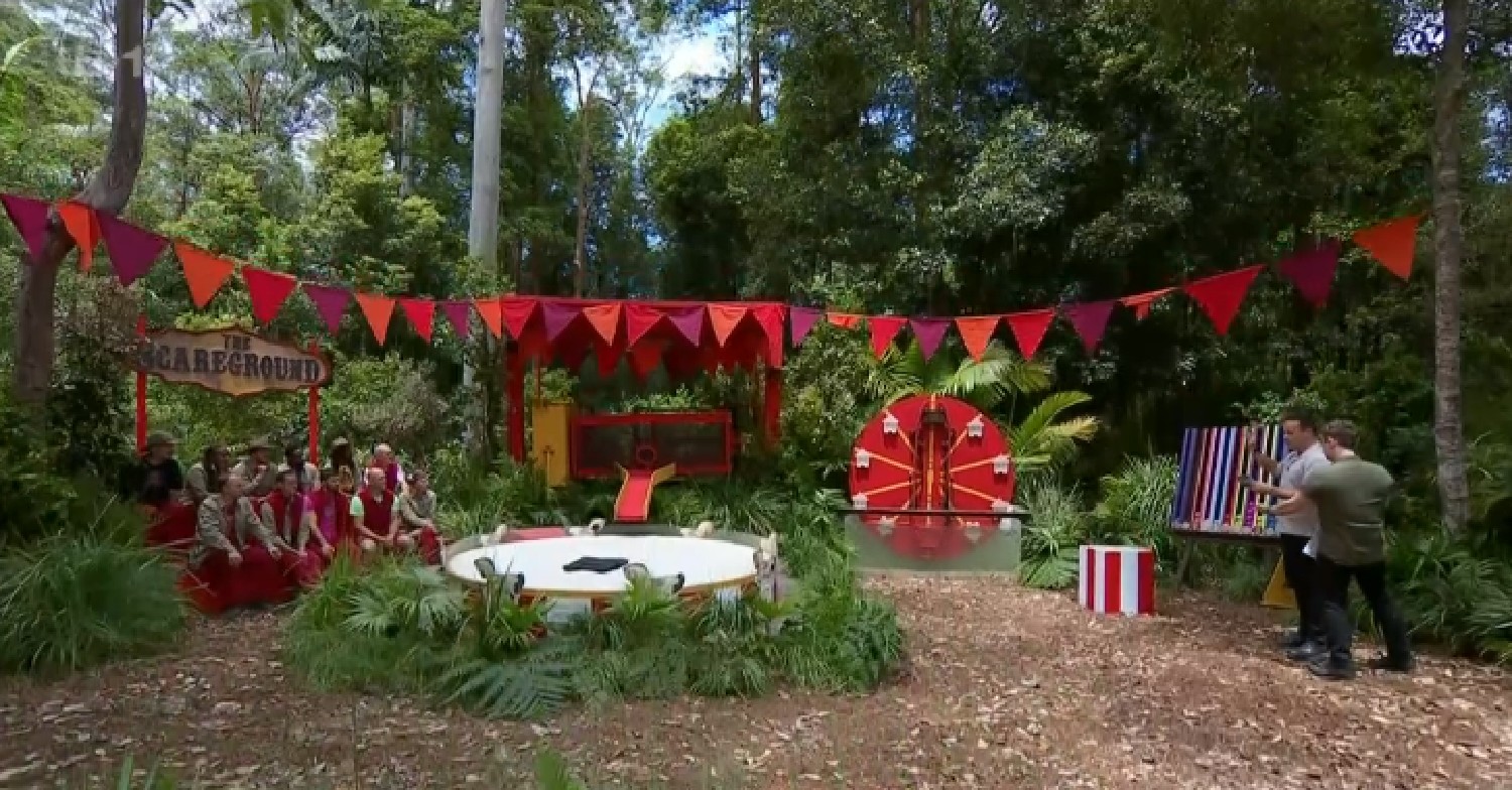 I'm A Celebrity trial area with Owen Warner