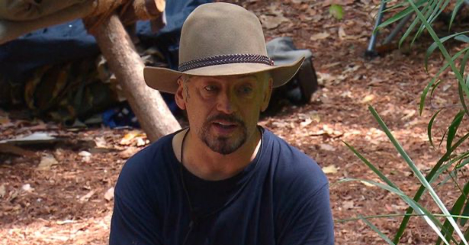 Boy George in the jungle on I'm A Celebrity