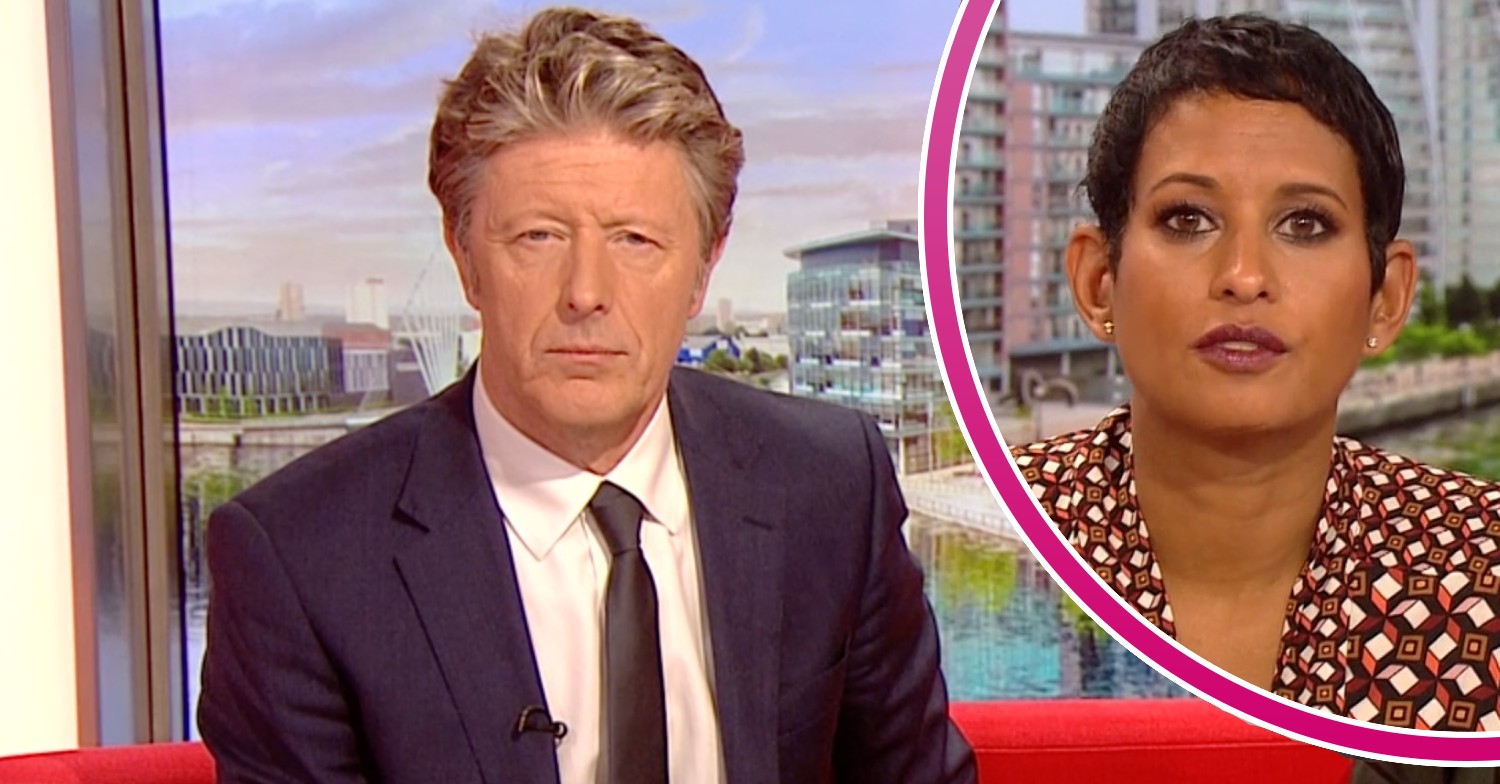 Charlie Stayt and Naga Munchetty on BBC Breakfast