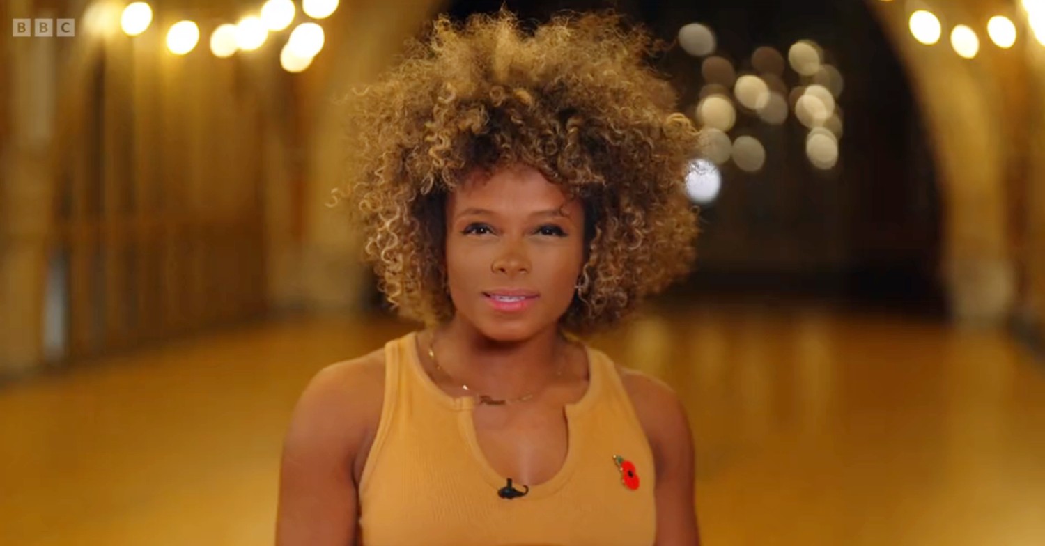 Fleur East in Strictly rehearsals 