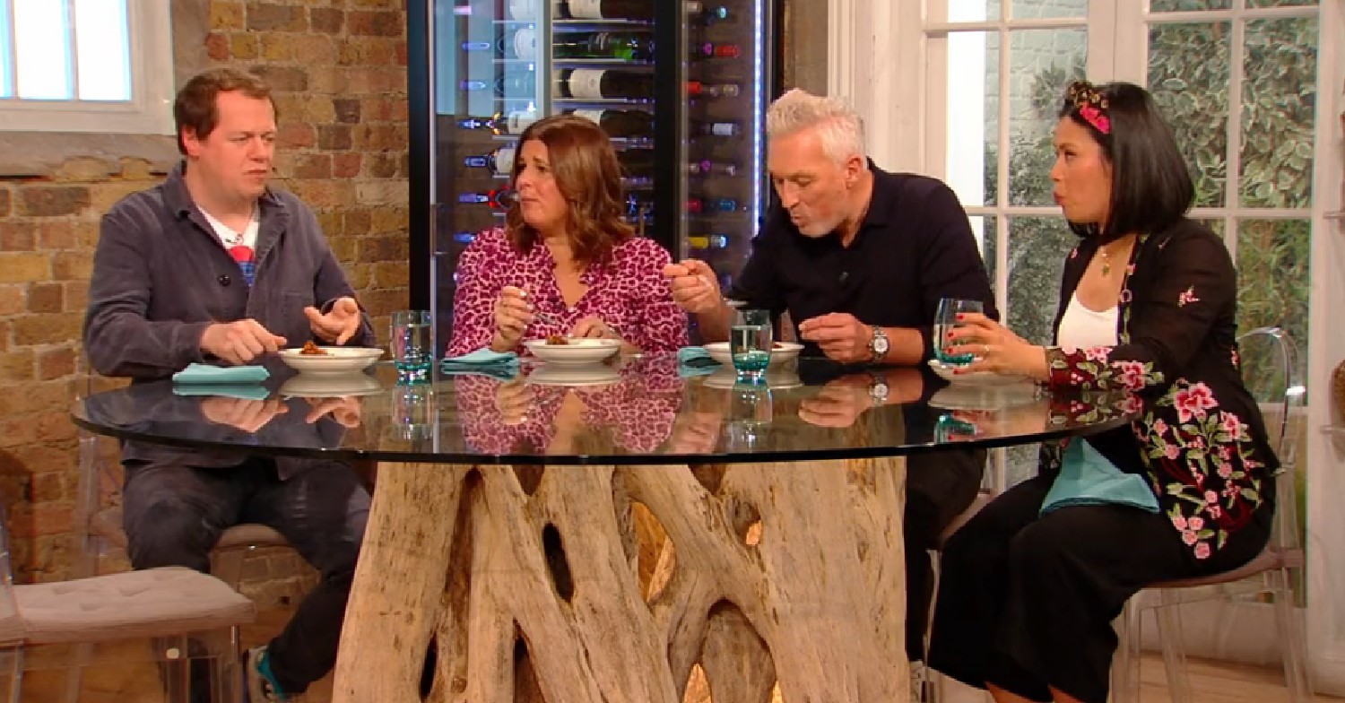 Martin Kemp with guests on Saturday Kitchen today