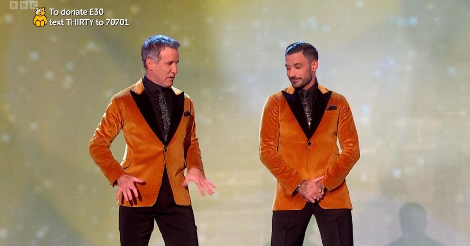 Anton Du Beke and Strictly star Giovanni Pernice on Children In Need