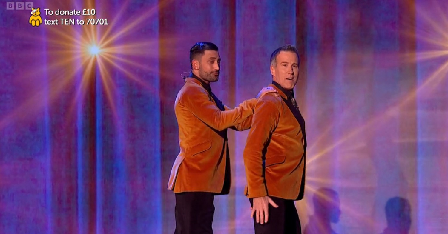 Anton Du Beke and Strictly star Giovanni Pernice on Children In Need