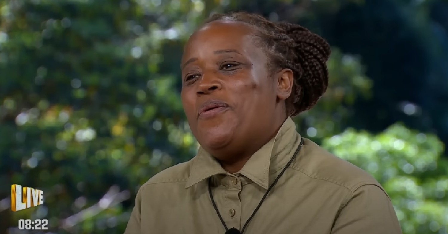 Charlene White during exit interview on I'm A Celebrity 2022