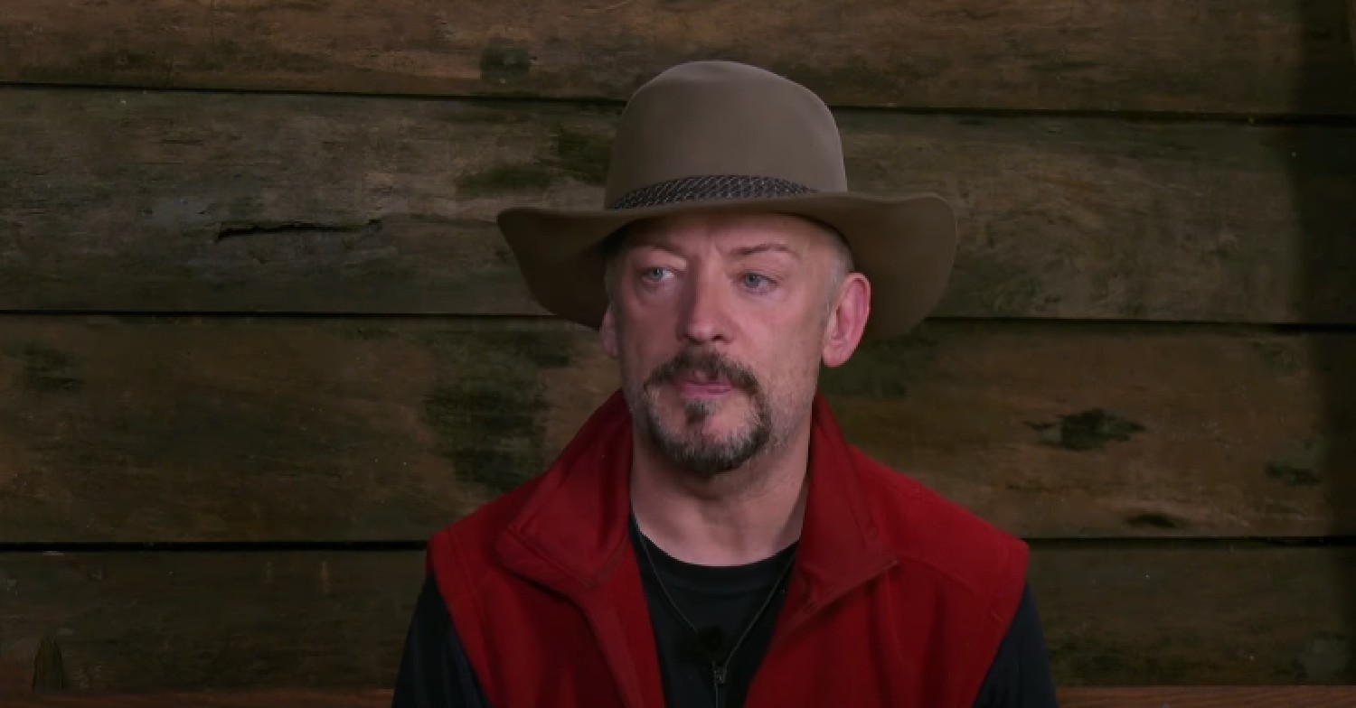 Boy George speaking in Bush Telegraph on I'm A Celebrity 2022