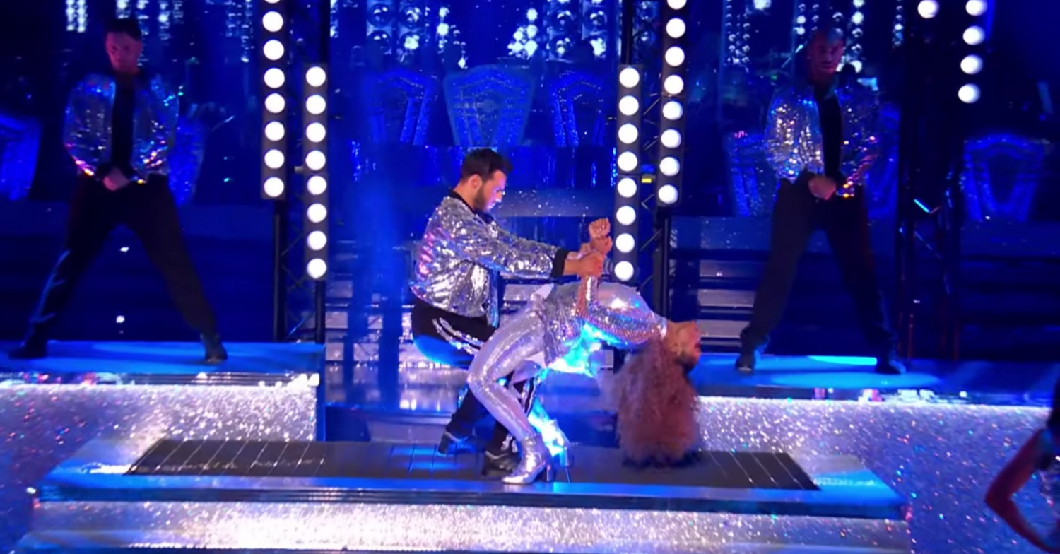 Fleur and Vito dancing on Strictly Blackpool