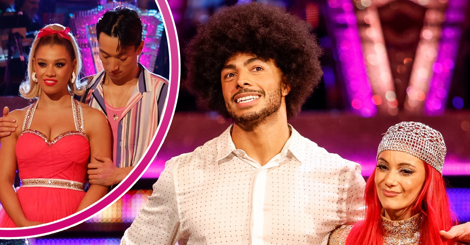 Molly, Carlos, Dianne and Tyler West during Strictly results show