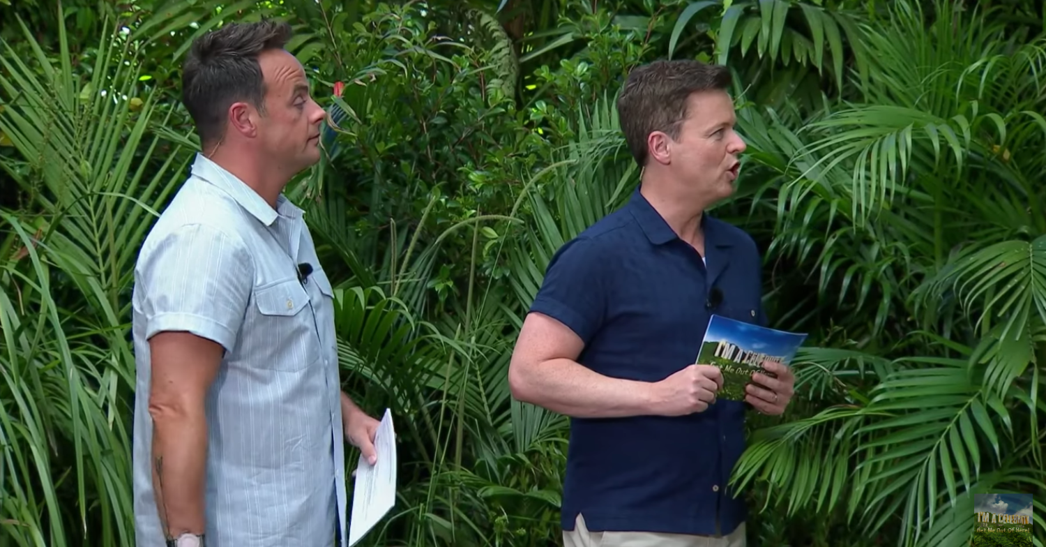 Ant and Dec asking questions on I'm A Celebrity