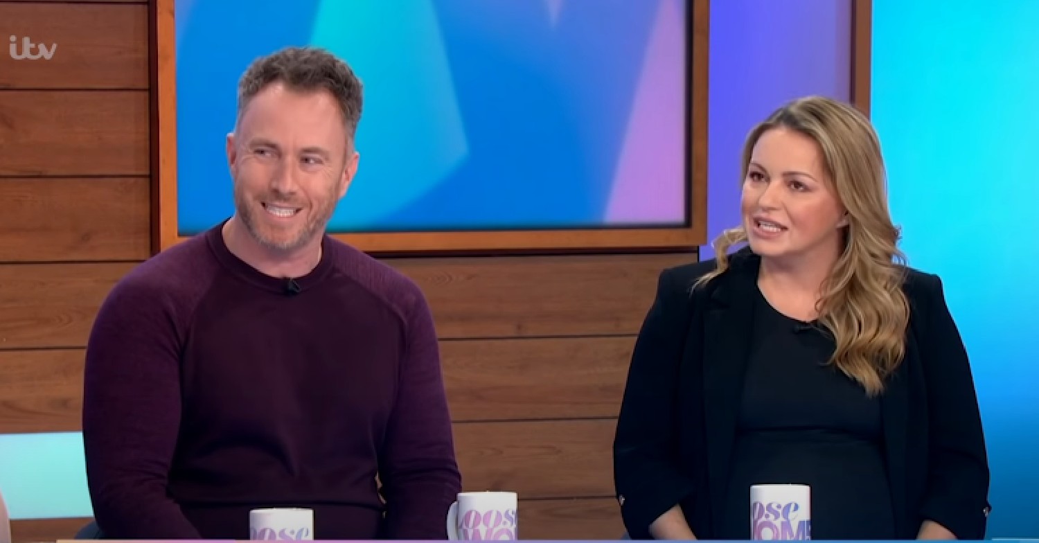 Strictly stars James and Ola Jordan on Loose Women