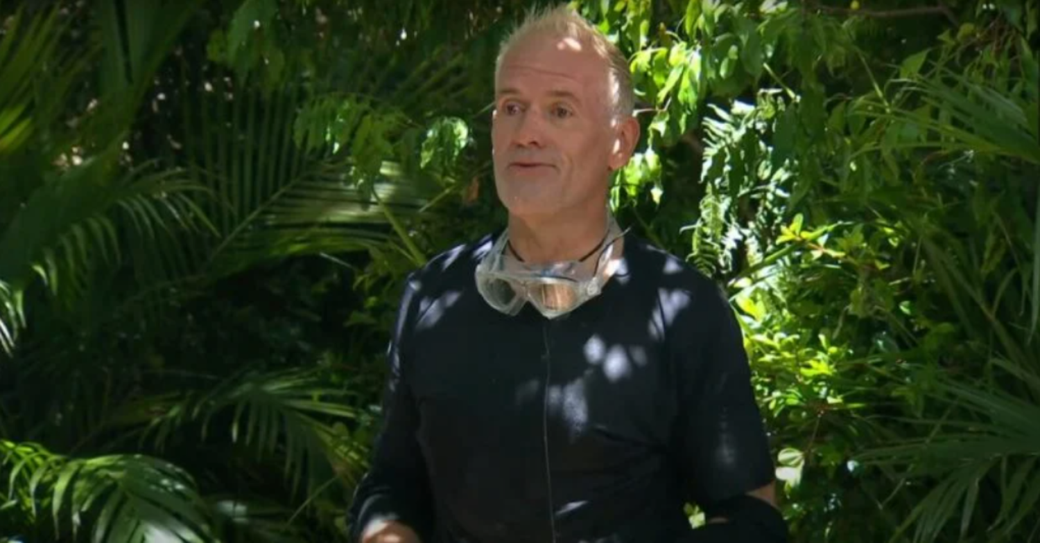 Chris Moyles in the jungle on I'm A Celebrity