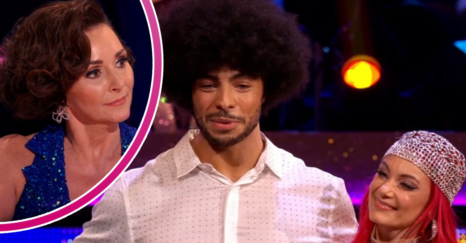 Shirley Ballas, Tyler West and Dianne Buswell during Strictly results show