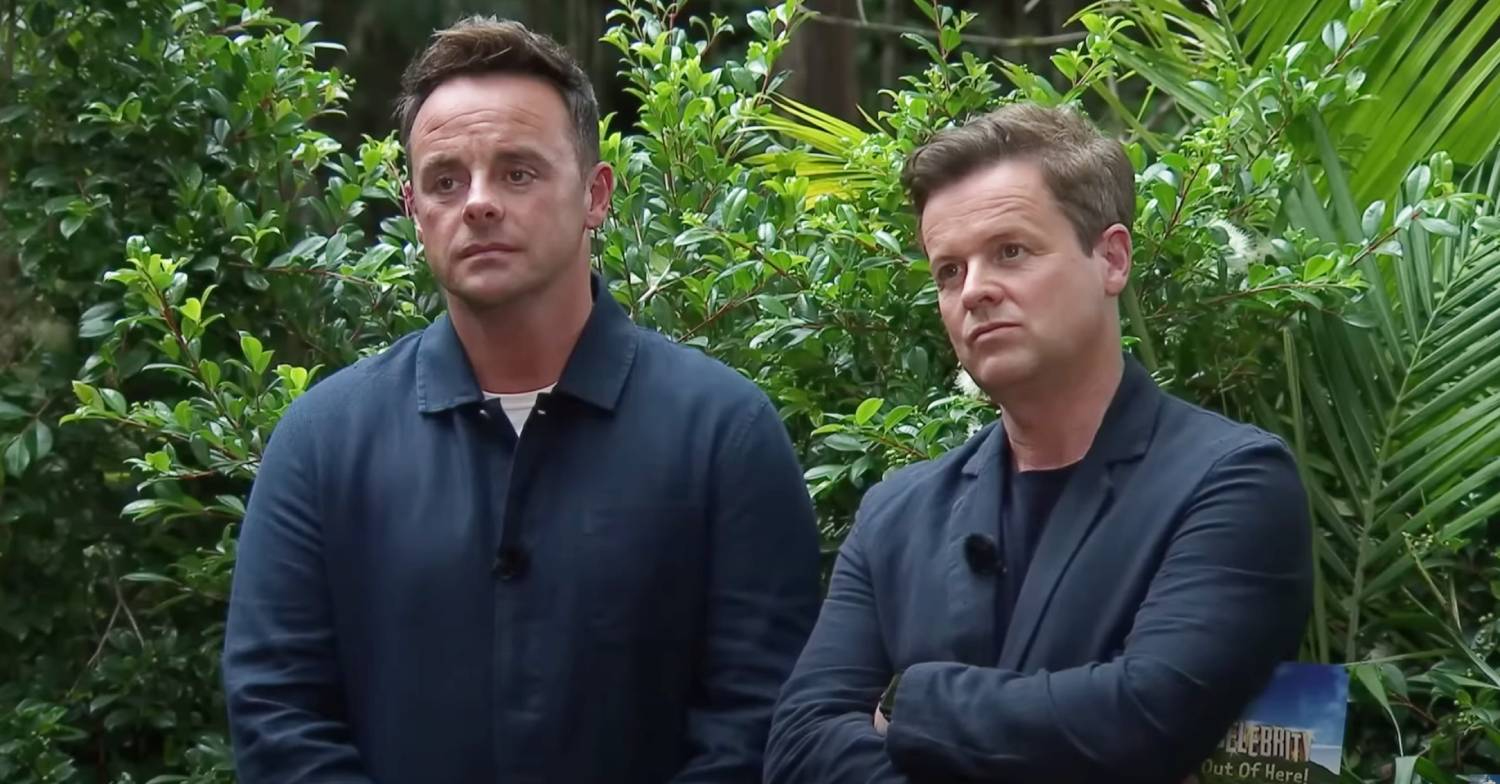 Ant and Dec look serious on I'm A Celebrity