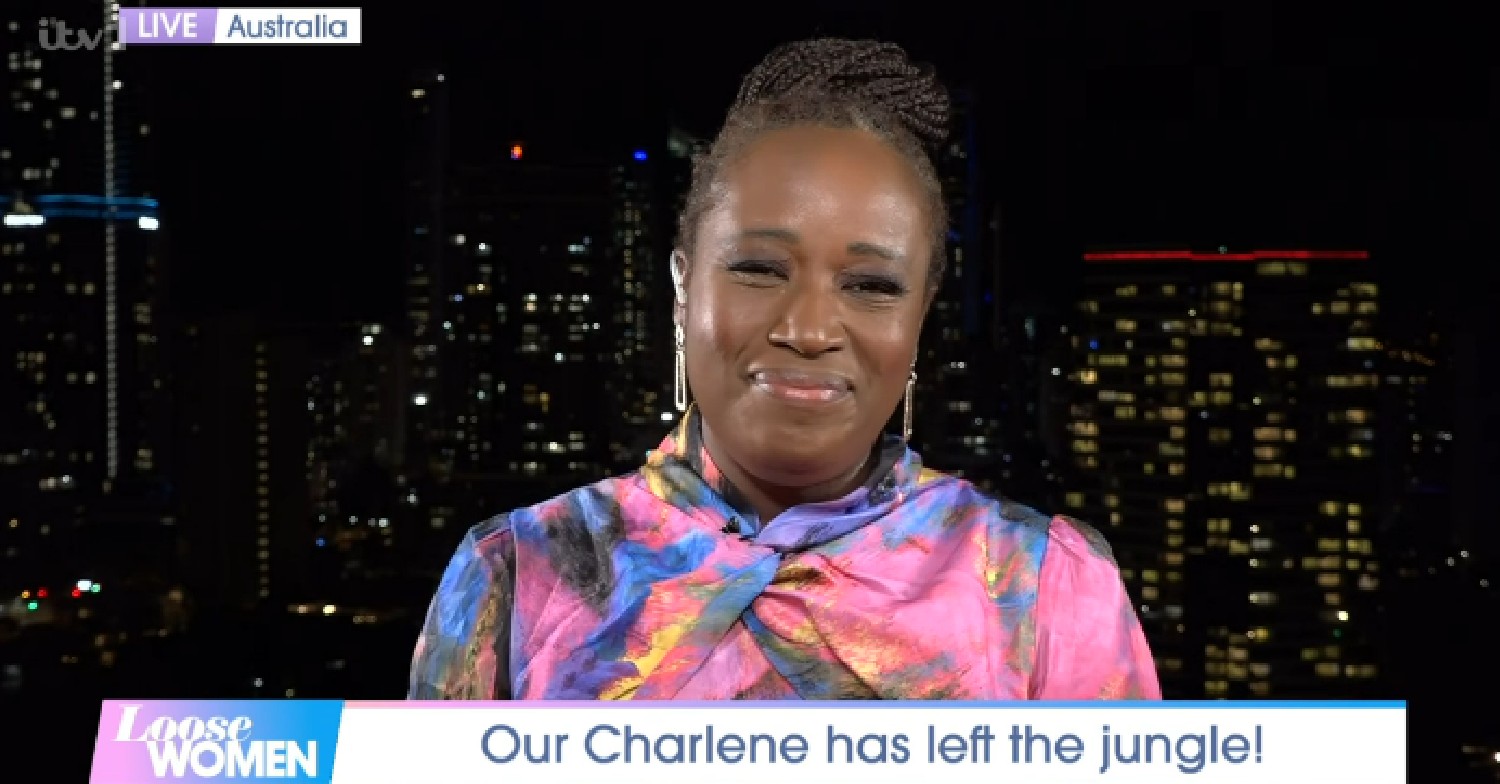 I'm A Celebrity star Charlene White speaking on Loose Women